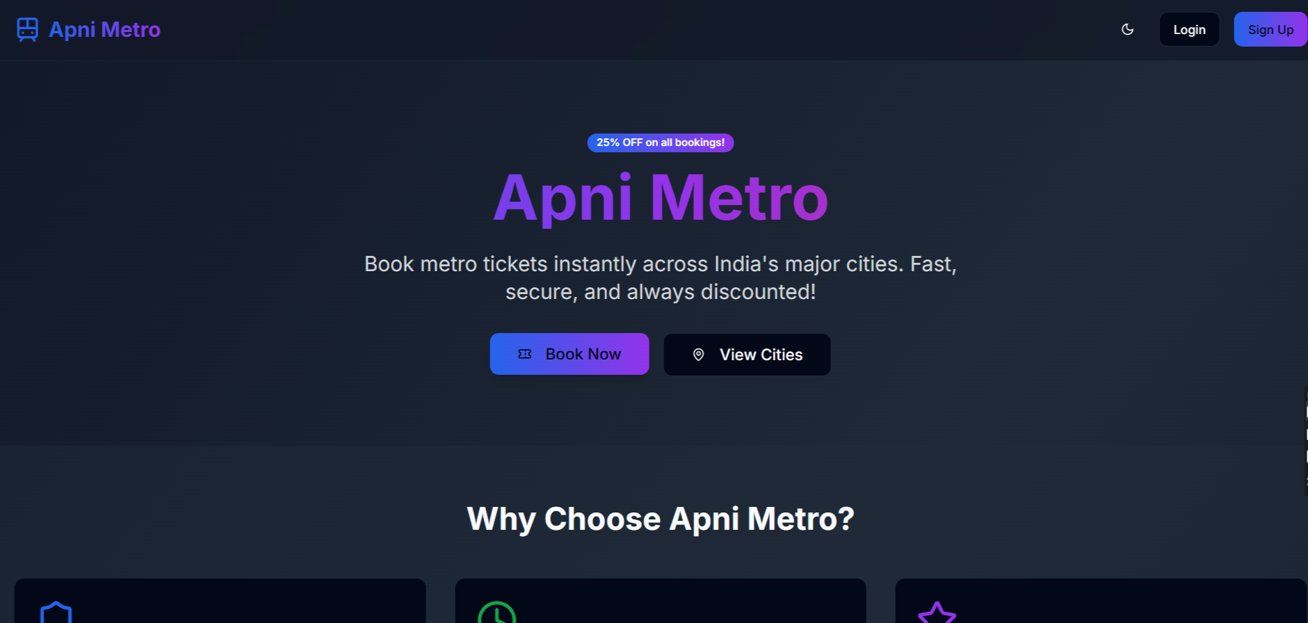 Apni Metro Booking App